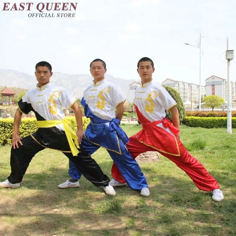 Kung Fu Clothes Chinese Kung Fu Uniform Costume Wushu Clothing Martial Arts Performance Uniform AA2542 YQ