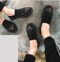 Thumbnail for Old Beijing Shoes Embroidered Shoes Kung Fu Tai Chi Shoes Sports Shoes Men and Women Martial Arts Foot Protection Equipment