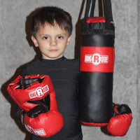 Thumbnail for Kids Boxing Set with Mini Heavy Bag, Gloves and Headgear, Royal Blue