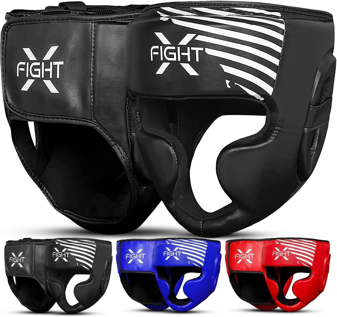 Boxing Headgear for Men & Women, Synthetic Leather MMA Training Equipment, Muay Thai, Kickboxing and UFC Sparring Headgear for Youth