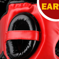 Thumbnail for GINGPAI High-Grade PU Leather Boxing Helmet Adult and Kids Professional Competition Helmet MMA Muay Thai Taekwondo Head Guard