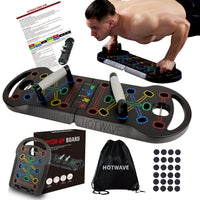 Thumbnail for Push up Board Fitness Portable Foldable 20 in 1 Push up Bar at Home Gym Pus...