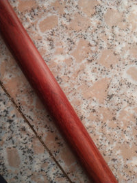 Thumbnail for Africanpadauk Taiji Sticks Solid Shaolin Sticks Kungfu Hardwood Wands Martial Arts Sticks With/Without Copper Hoop 60Cm-200Cm