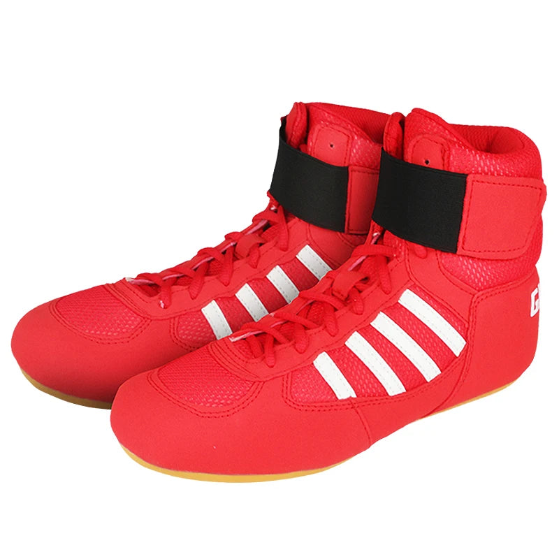 Professional Boxing Wrestling Shoes Rubber Outsole Breathable Combat Shoe Durable Sports Sneakers Scarpe Boxe Uomo Size 36-46