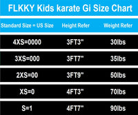 Thumbnail for FLKKY Karate Gi for Kids with Belt Lightweight Student Karate Uniform Martial Arts Sports Karate Suits(Size0000-1) (000) White