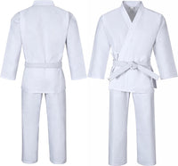 Thumbnail for Karate Gi Martial Arts Elastic Drawstring Karate Uniform for Kids & Adult Lightweight Student Gi with Free Belt