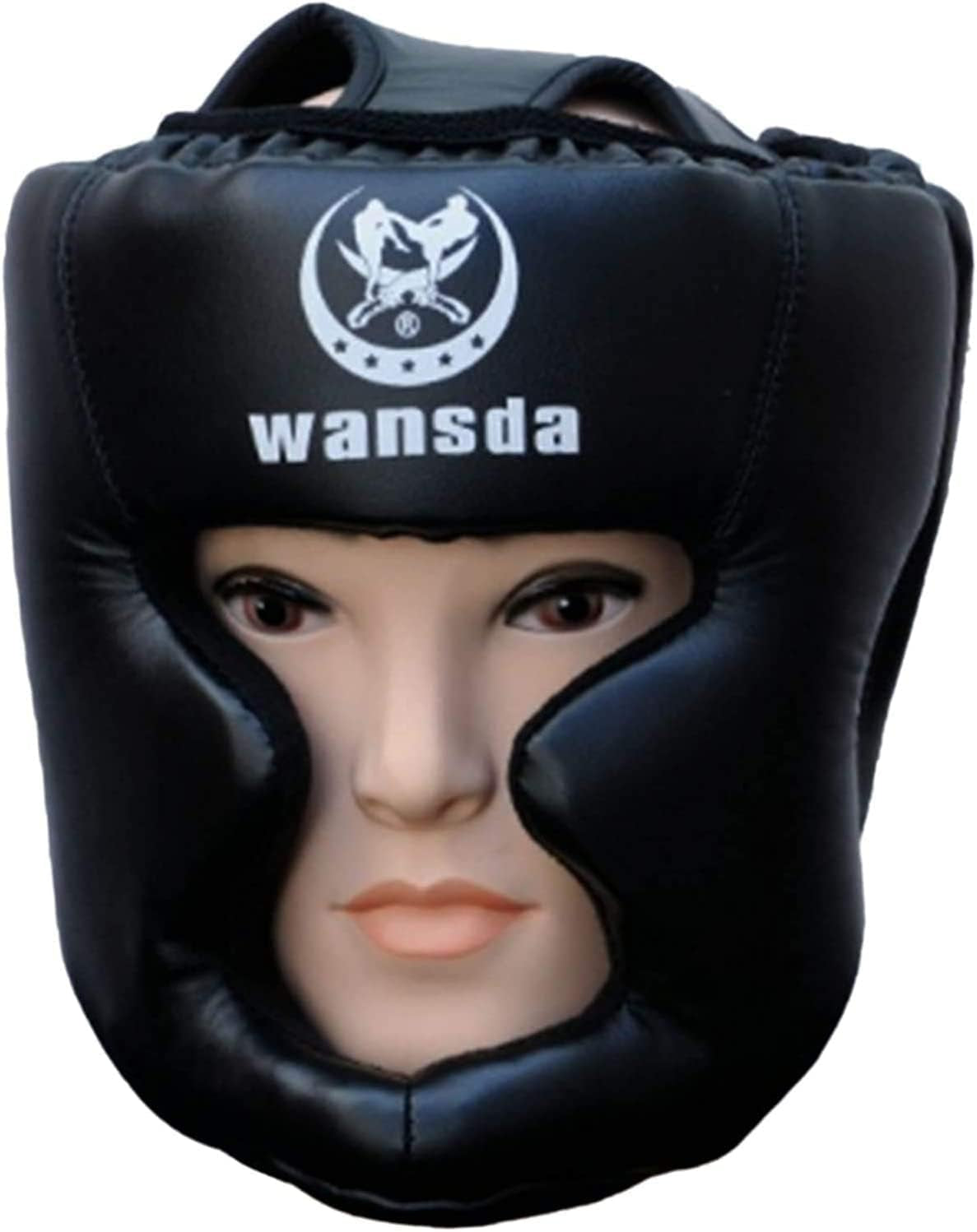 Boxing Headgear, Essential Professional Synthetic Leather MMA Headgear, UFC Fighting,Judo,Kickboxing Headgear Sparring Helmet