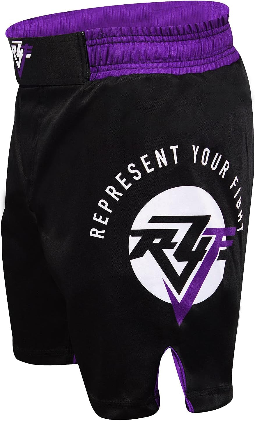 MMA Fight Shorts UFC Grappling Muay Thai BJJ Training Jiu Jitsu No Gi Wear Black Purple Medium