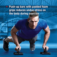 Thumbnail for Home Gym Essentials Kit, Includes Jump Rope, Push-Up Bars, Ab Wheel and Medium Resistance Tube