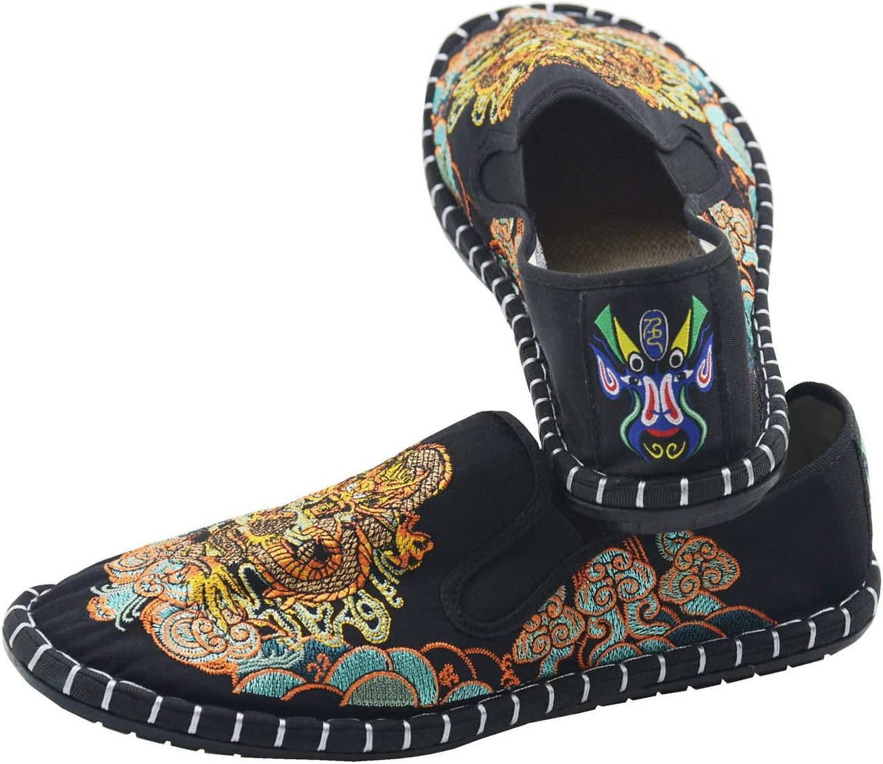 Old Beijing Shoes Embroidered Shoes Kung Fu Tai Chi Shoes Sports Shoes Men and Women Martial Arts Foot Protection Equipment