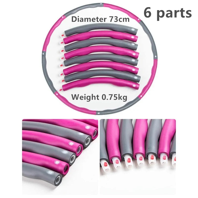 8-Part Removable Sport Hoop for Slimming