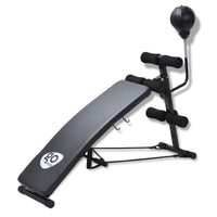 Thumbnail for Adjustable Incline Curved Workout Fitness Sit up Bench