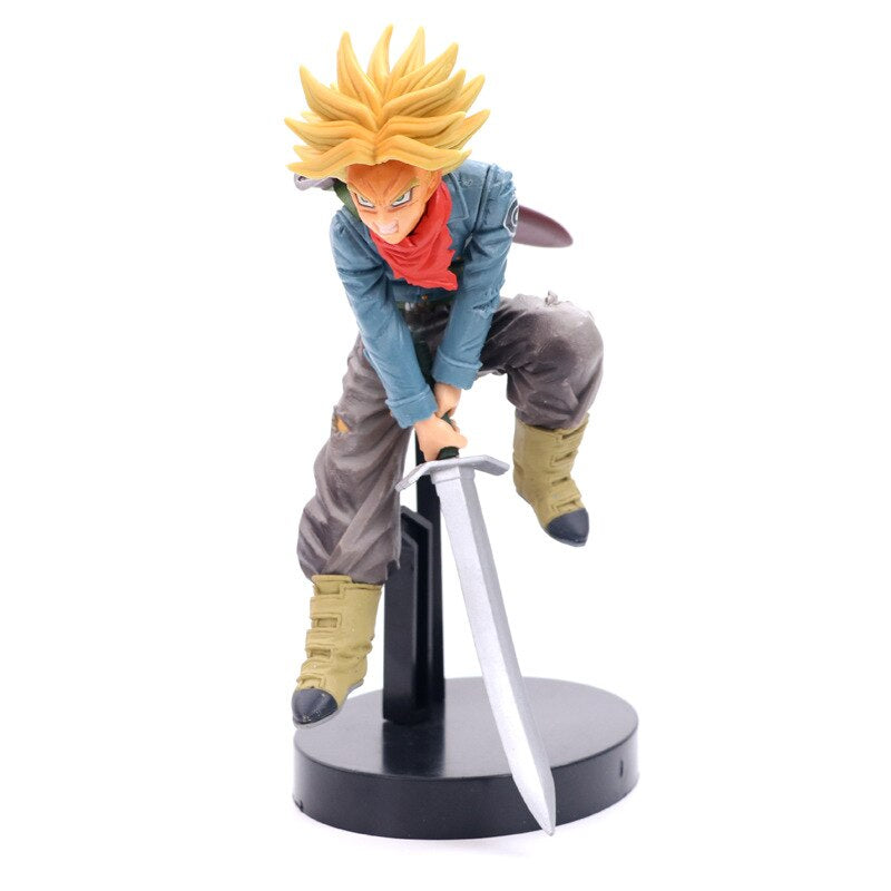 Anime Dragon Ball Z Fighting Trunks Super Saiyan Figure Model Collection Toys 20Cm