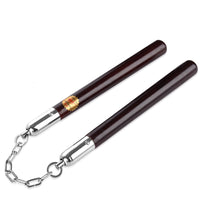 Thumbnail for Long Mahogany Nunchaku For Martial Arts Self-defense Use