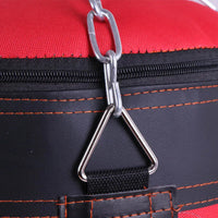 Thumbnail for Punch Sandbag Durable Boxing Heavy Punch Bag With Metal Chain Hook Carabiner Fitness Training Hook Kick Fight Karate Taekwondo