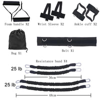 Thumbnail for Sports Fitness Resistance Bands Set Bouncing Strength Training Equipment Bounce Trainer Resistance Rope Boxing Stretching Strap