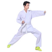 Thumbnail for 2024 Karate Uniform for Kids and Adults Student Karate Gi Martial Arts Uniform Free Belt  Judo Gi Black White