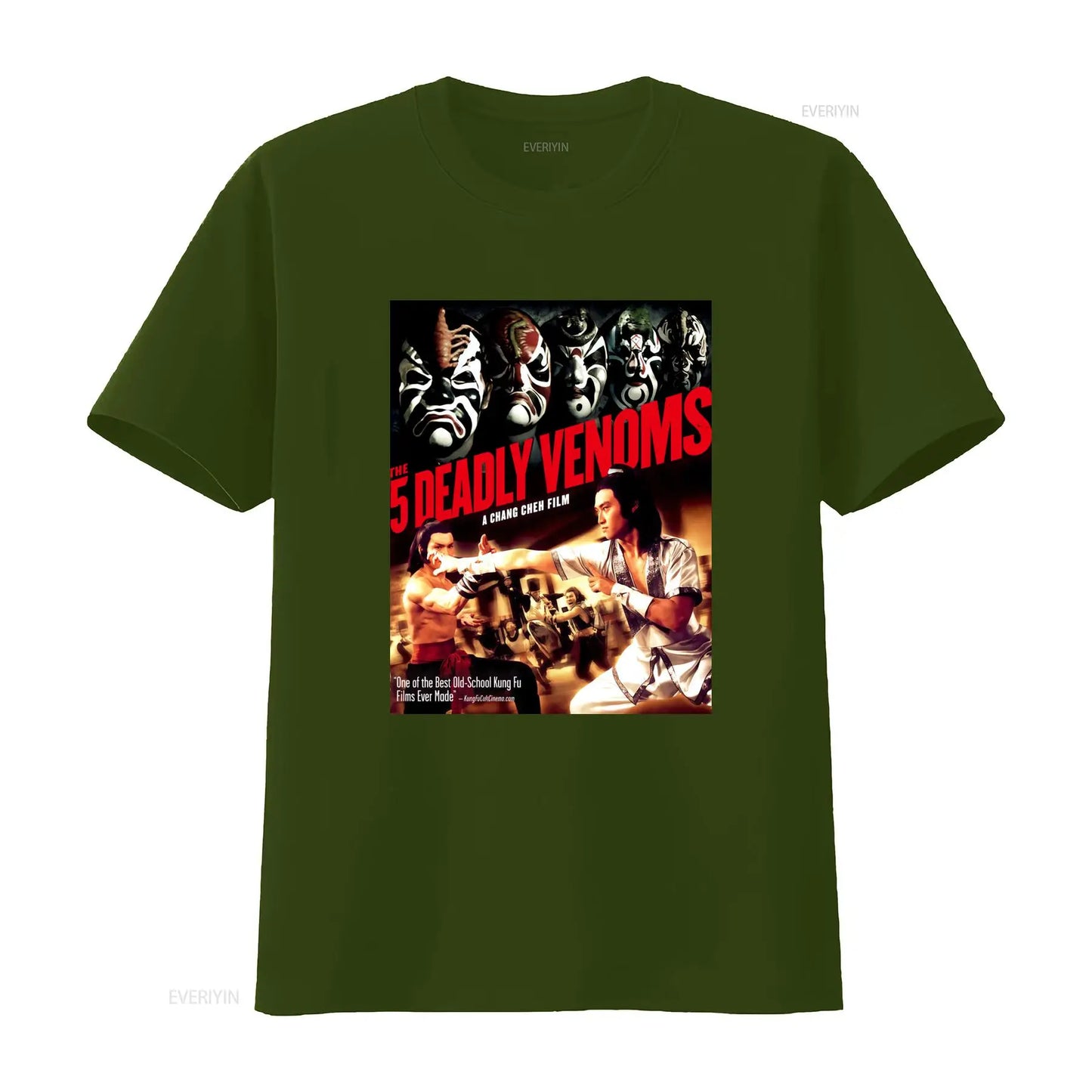 EWERIYIN Five Deadly Venoms Movie Shirt – Men’s Cotton Tee