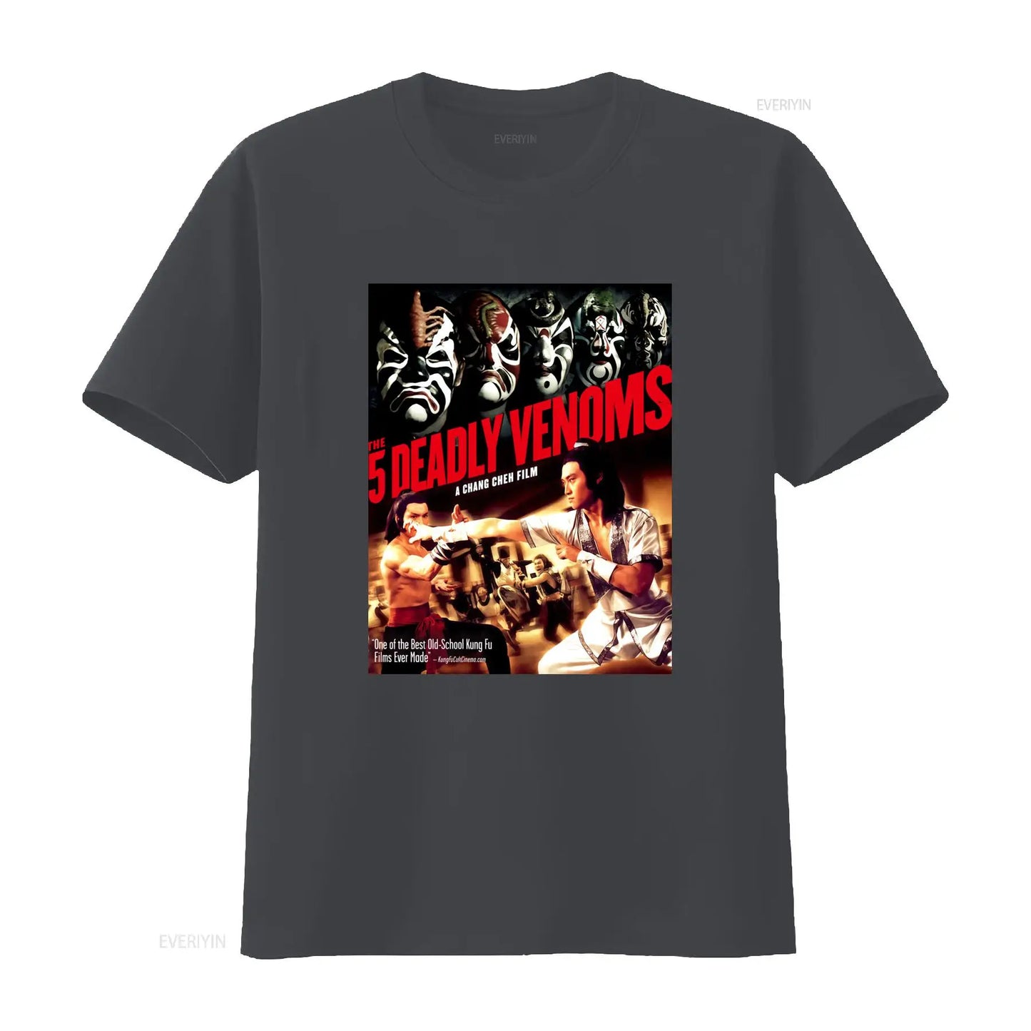 EWERIYIN Five Deadly Venoms Movie Shirt – Men’s Cotton Tee