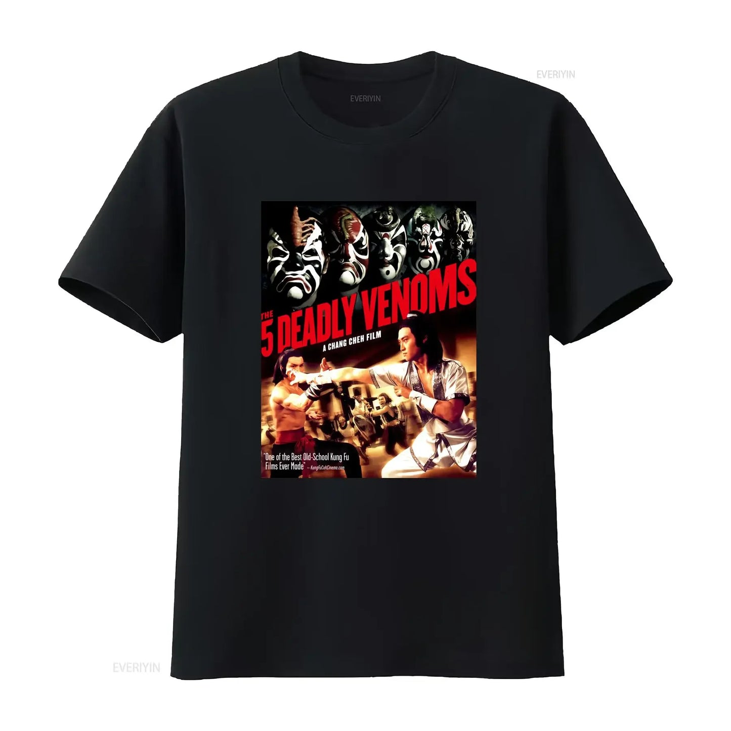 EWERIYIN Five Deadly Venoms Movie Shirt – Men’s Cotton Tee