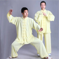 Thumbnail for Kung Fu Uniform Traditional Chinese Clothing Long Sleeved Wushu TaiChi Men KungFu Uniform Suit Uniforms Tai Chi Exercise Clothes