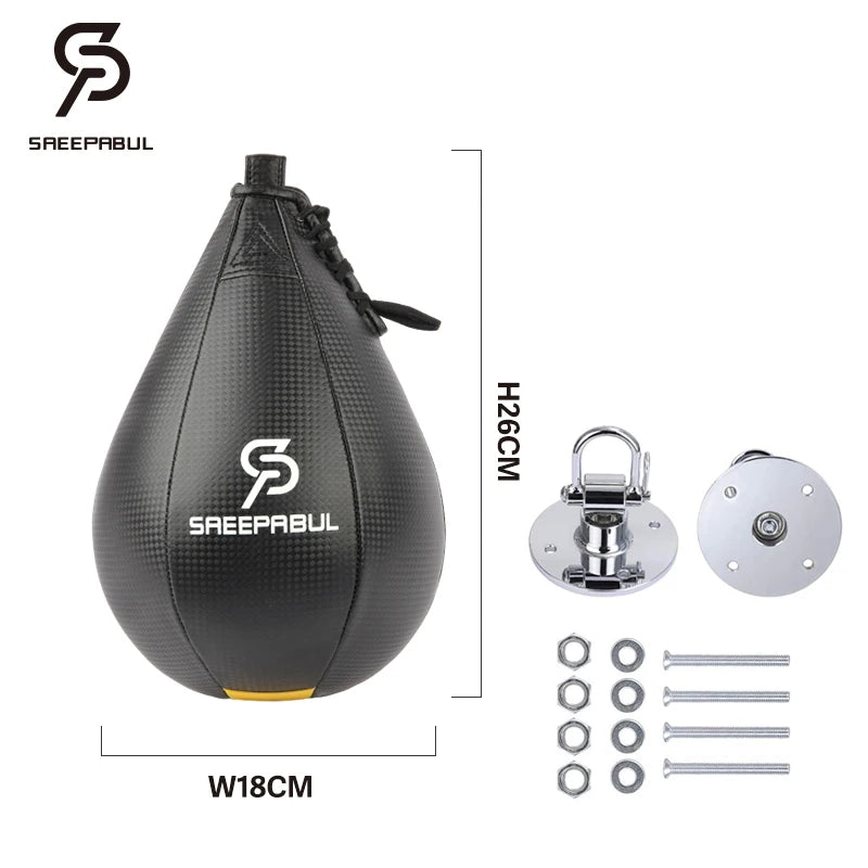 Free Shipping Swivel+Speed Ball Fitness Boxing Pear Speed Ball Set Reflex Boxing MMA Punching Speed Bag Speed Ball Accessory