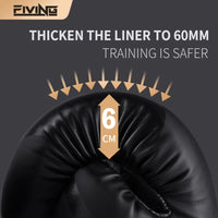 Thumbnail for FIVING New Pro Boxing Gloves For Women Men Sanda Training Sandbags Muay Thai Combat Fight Adults Kickboxing Gloves