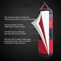 Thumbnail for 3 layer Professional Sanda Boxing Punching Bag Training Fitness With Hanging Kick Sand Bag Adults Gym Exercise Heavy Boxing Bag