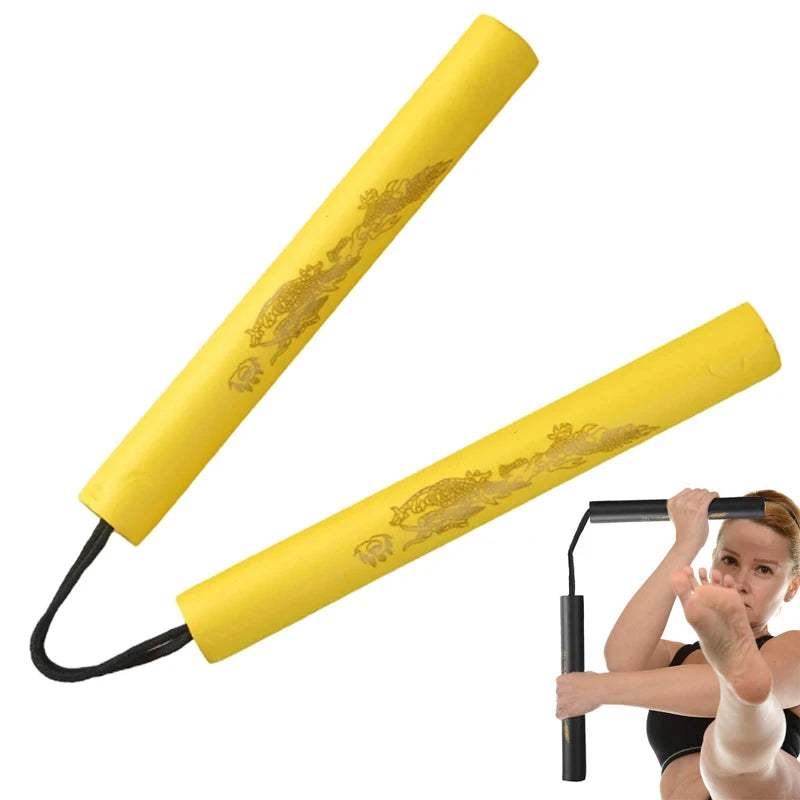 Kung Fu Practical Arts Products Martial Arts Show Equipment Training Nunchucks Jeet Kune Do Sponge Nunchucks Wing Chun Shaolin