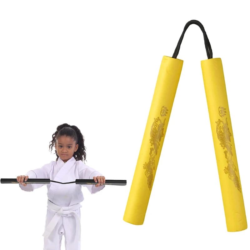 Kung Fu Practical Arts Products Martial Arts Show Equipment Training Nunchucks Jeet Kune Do Sponge Nunchucks Wing Chun Shaolin