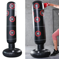 Thumbnail for Inflatable Punching Bag PVC Boxing Bag Adults Kids Tumbler Sandbag Boxing Training Stress Relieving Sandbag