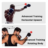 Thumbnail for Boxing Training Ball Boxing Training Headband For Adults Strength Training Equipment Reflex Balls For Courtyard Parks Living