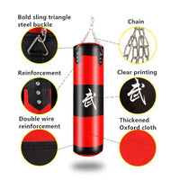 Thumbnail for 3 layer Professional Sanda Boxing Punching Bag Training Fitness With Hanging Kick Sand Bag Adults Gym Exercise Heavy Boxing Bag