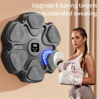 Thumbnail for New Smart Music Boxing Machine Adult/Children Sports Fitness Boxing Trainer Home Exercise Response Training Boxing Wall Target