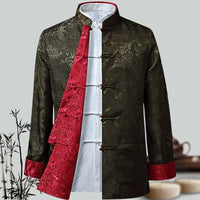 Thumbnail for Men Chinese Dragon Shirt Kung Fu Coats China New Year Tang Suit Traditional Chinese Clothing For Men Jackets Hanfu Men Clothing