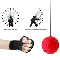 Thumbnail for NEW Boxing Speed Ball Head-mounted PU Punch ball Sanda Training Hand Eye Reaction Home Sandbag Fitness Boxing Equipment