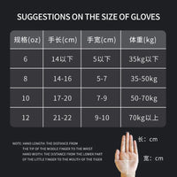 Thumbnail for FIVING New Pro Boxing Gloves For Women Men Sanda Training Sandbags Muay Thai Combat Fight Adults Kickboxing Gloves