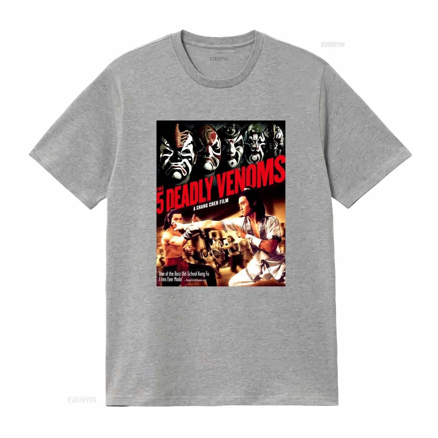 EWERIYIN Five Deadly Venoms Movie Shirt – Men’s Cotton Tee