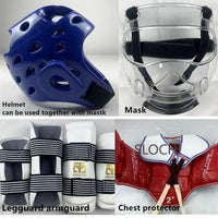 Thumbnail for Taekwondo Protective Gear Combat Actual Combat Equipment Full Set Protective Gear Training Set Thicken Competition Martial Arts