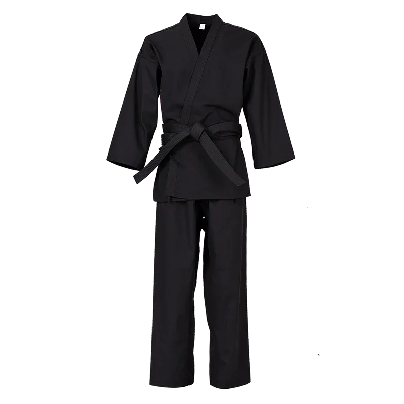 2024 Karate Uniform for Kids and Adults Student Karate Gi Martial Arts Uniform Free Belt  Judo Gi Black White