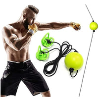 Thumbnail for Height Adjustable Suction Cup Boxing Reflex Speed Ball Hand Eye Reaction Training Punch Fight Ball Fitness Equipment Accessories