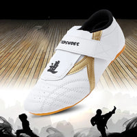 Thumbnail for Leather Breathable Taekwondo Martial Arts Karate Training Shoes Unisex Artificial Leather Chinese Kung Fu Walking Canvas Shoes