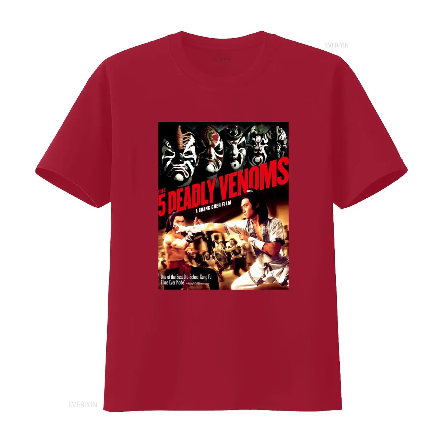 EWERIYIN Five Deadly Venoms Movie Shirt – Men’s Cotton Tee