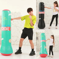 Thumbnail for Children Tumbler Inflatable Punching Bag Gym Fitness Boxing Training Kids Sandbag Home Gym Fitness Boxing Fight Training Toy