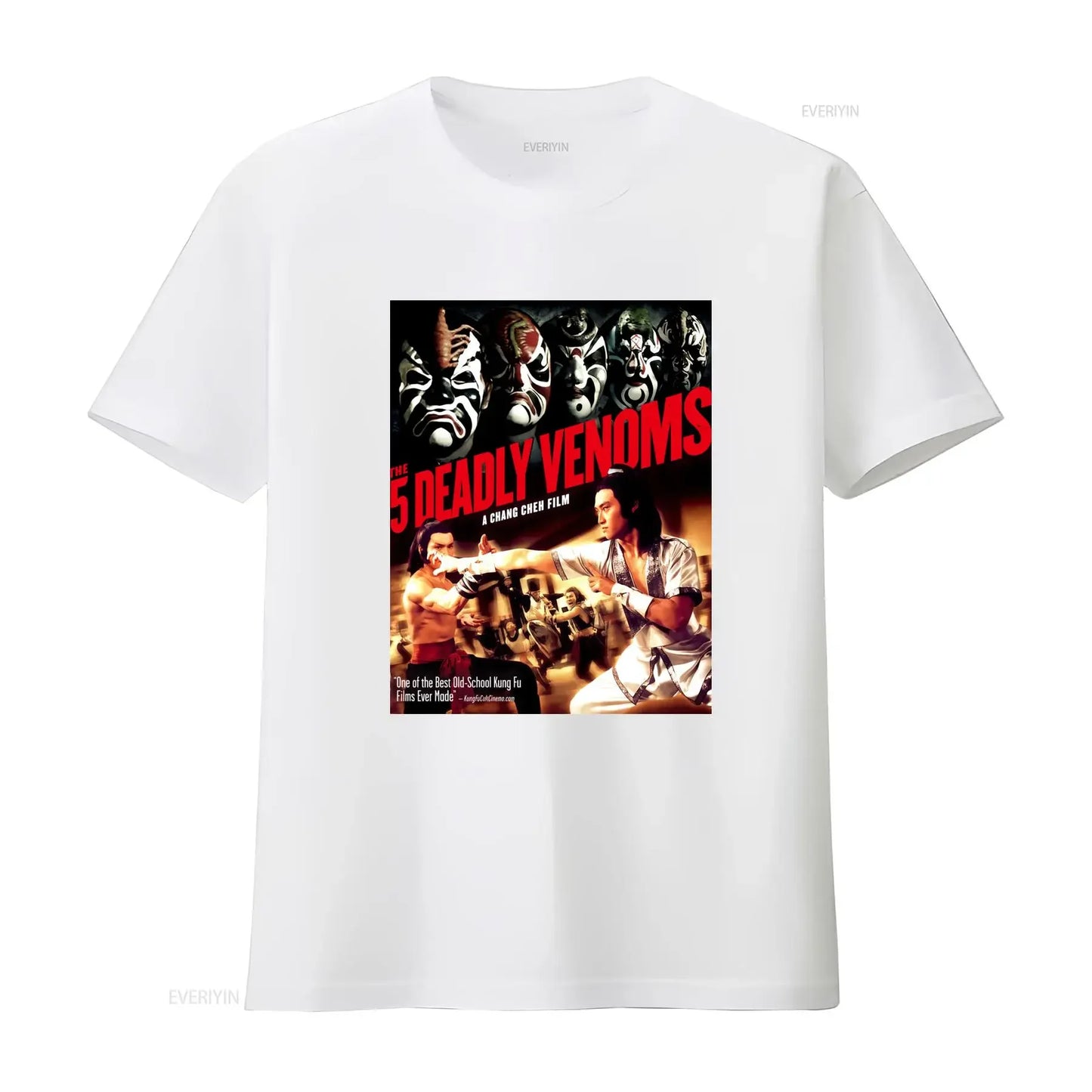 EWERIYIN Five Deadly Venoms Movie Shirt – Men’s Cotton Tee