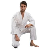 Thumbnail for 2024 Karate Uniform for Kids and Adults Student Karate Gi Martial Arts Uniform Free Belt  Judo Gi Black White