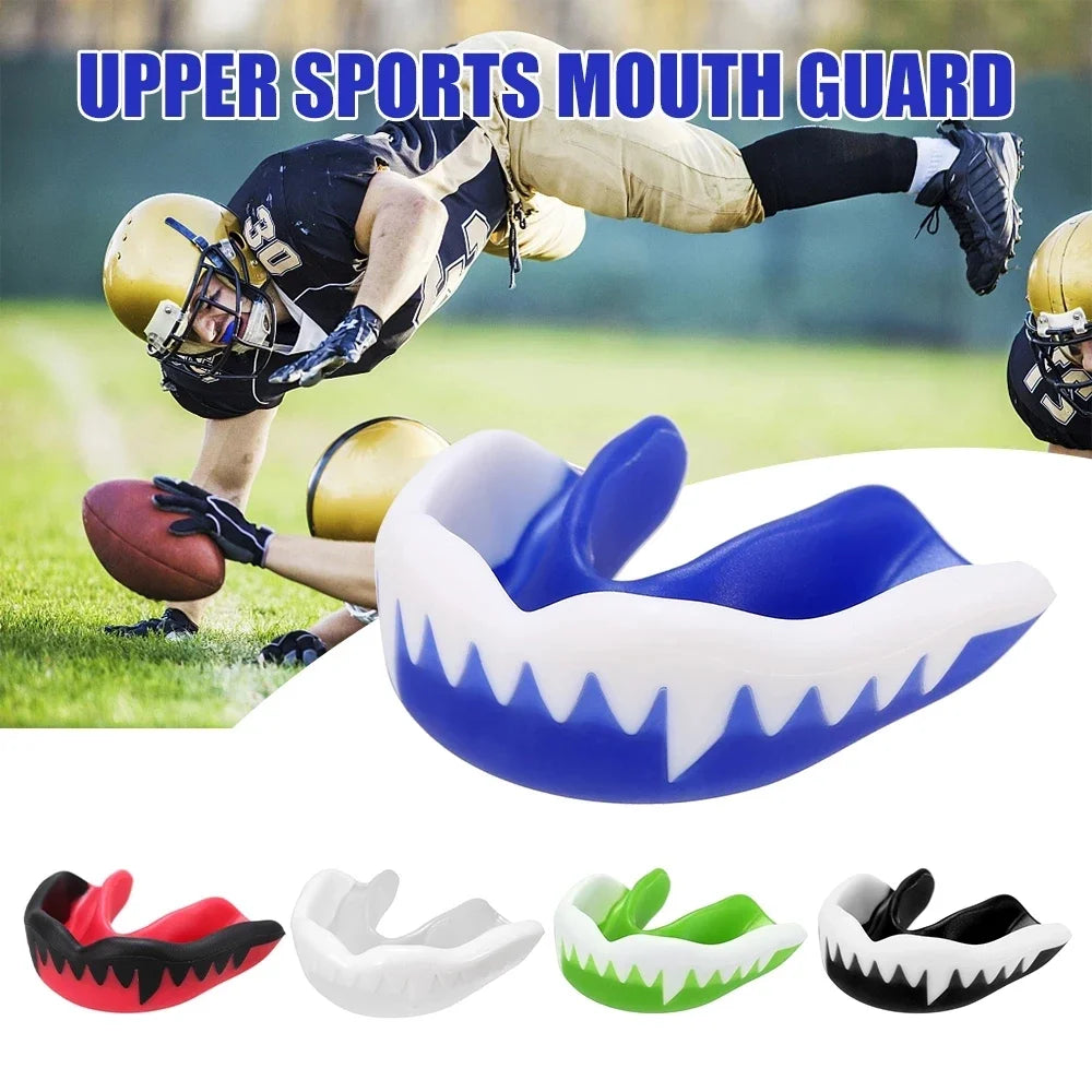 Sport Mouth Guard Teeth Protector Kids Adults Mouthguard Tooth Brace Basketball Rugby Boxing Karate Appliance Trainer