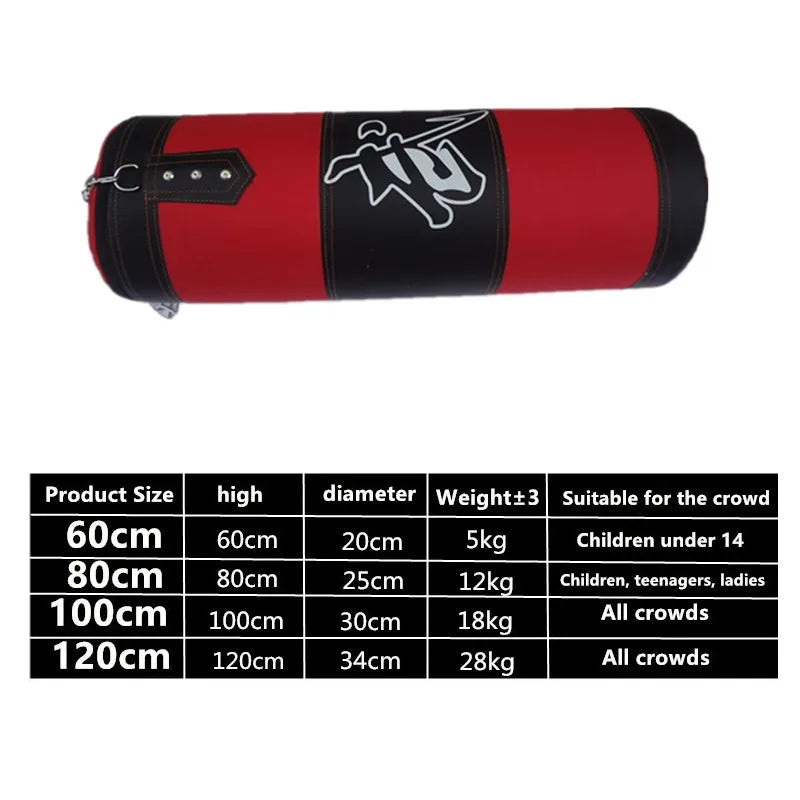 3 layer Professional Sanda Boxing Punching Bag Training Fitness With Hanging Kick Sand Bag Adults Gym Exercise Heavy Boxing Bag