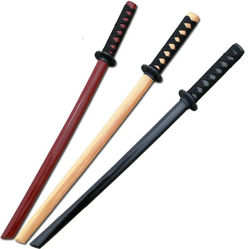 Aikido Wooden Sword Samurai Sword CATAZER Katana Suburito Bokken Swords Training Sword for Kung Fu Japanese Ninja Knife