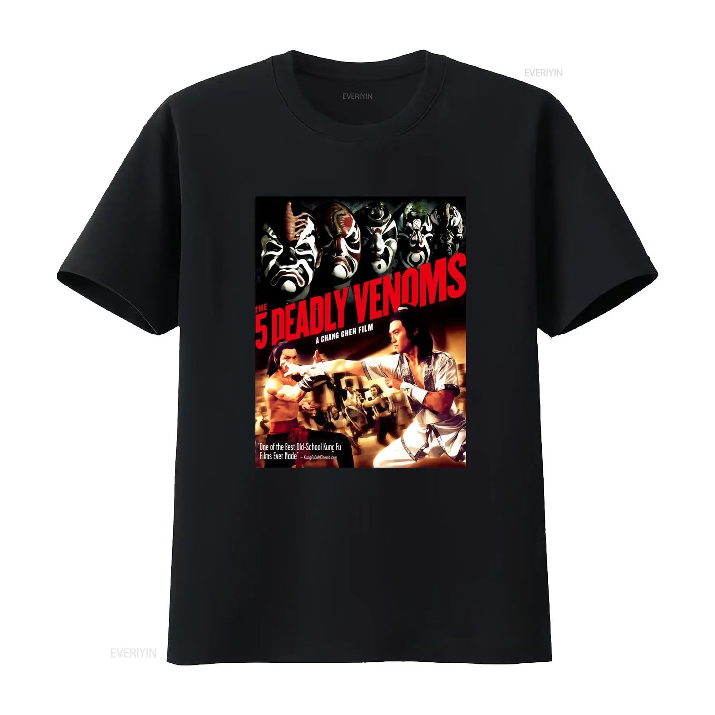 EWERIYIN Five Deadly Venoms Movie Shirt – Men’s Cotton Tee